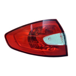 2011 - 2013 Ford Fiesta Rear Tail Light Assembly Replacement / Lens / Cover - Left Driver Side Outer - (Sedan)