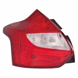 2012 - 2014 Ford Focus Rear Tail Light Assembly Replacement Housing / Lens / Cover - Left Driver Side - (Hatchback)