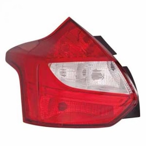 2012 - 2014 Ford Focus Tail Light Rear Lamp - Left Driver (CAPA Certified) Replacement