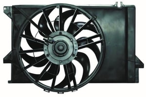 Radiator Cooling Fan Assembly for 1992 - 1993 Mercury Topaz, 2.3L L4 Engine, Electric Fan Assembly,  F23Z8C607C, Replacement