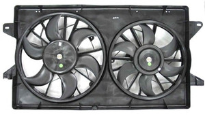 Radiator Cooling Fan Assembly for 2004 - 2007 Ford Freestar, OEM 5F2Z8C607CB, Engine Compatible with 3.9L V6 and 4.2L V6, without Towing Package, Replacement