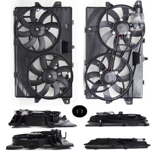2009 - 2014 Ford Edge Radiator Cooling Fan Assy