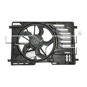 Radiator Cooling Fan Assembly for 2014 - 2017 Ford Transit Connect Engine, Auto Air Conditioner,  CV6Z8C607K, Replacement