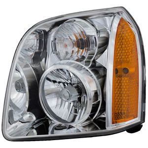 Headlight Assembly for GMC Yukon/Yukon XL 2007-2014, Left Driver, Halogen, Excludes Denali Model, Replacement