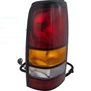 Tail Light Assembly for GMC Sierra 2004-2007, Left Driver, Fleetside, Includes 2007 Classic, Replacement