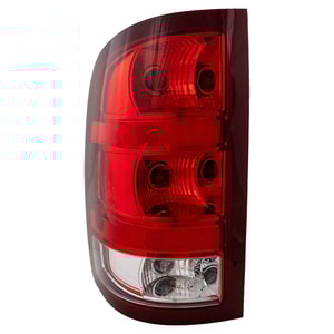 Tail Light Assembly for GMC Sierra 1500 (2007-2010, 2012-2013), Sierra 2500HD/3500HD (2007-2014), SL/SLE/SLT/WT Models, Excludes 2007 Classic, Left Driver Side, Replacement