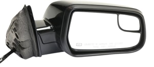 Power Mirror for Chevrolet Equinox/GMC Terrain 2010-2017, Right Passenger, Manual Folding, Heated, Paintable, w/o Auto Dimming, Blind Spot Detection, Memory, and Signal Light, Replacement
