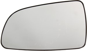 Mirror Glass for Chevrolet AVEO 2007-2011 Left Driver, Non-Heated, with Backing Plate, without Signal Light, Replacement
