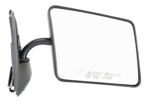 Manual Adjust Mirror for Chevrolet S10 Pickup (1982-1993)/S10 Blazer (1983-1994), Right Passenger, Manual Folding, Non-Heated, Below Eyeline Type, Paintable, Replacement