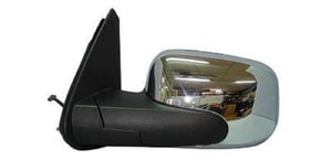 Outside Rear View Mirror Assembly for 2006-2011 Chevrolet HHR, Left Driver Side, Bright Chrome, Cover, Glass Replacement,  20923831, Replacement