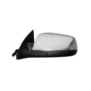 Left Driver Outside Rear View Mirror Assembly for 2010 - 2011 GMC Terrain, Power; Heated; 1st Design; Chrome;  20858712 Replacement