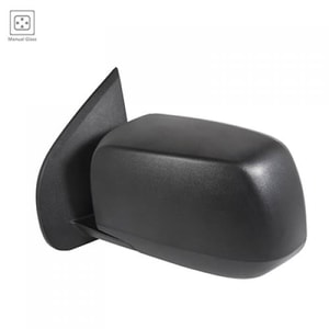 Left Driver Outside Rear View Mirror for 2015 - 2022 Chevrolet (Chevy) Colorado, Manual; Non-Heated; Textured;  23252457; Assembly; Replacement