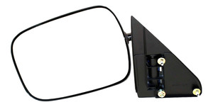 Mirror for C/K Full Size Pickup 1988-2000, Left Driver, Manual Adjust, Manual Folding, Non-Heated, Paintable, w/o Auto Dimming, Blind Spot Detection, w/o Memory, and w/o Signal Light, Below Eyeline Type, Replacement