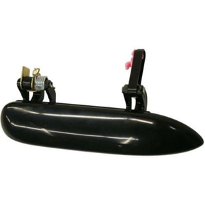 Exterior Right Passenger Rear Door Handle for 2000 - 2001 Chevrolet Lumina Sedan, Outer Replacement, Black; 10260640