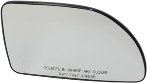 Mirror Glass for Chevrolet Equinox 2005-2009, Pontiac Torrent 2006-2009, Saturn Vue 2002-2007, Right Passenger, Non-Heated, with Backing Plate, Replacement