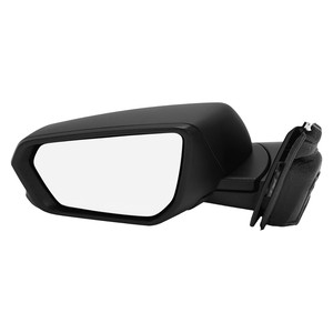 Power Mirror for GMC Terrain/Chevrolet Equinox 2018-2023, Left Driver, Manual Folding, Heated, Paintable, without Blind Spot Detection and Signal Light, Excludes Denali Model, Replacement