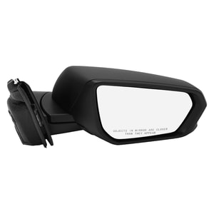 Power Heated Mirror for GMC Terrain/Chevrolet Equinox 2018-2023, Right Passenger, Manual Folding, Paintable, Without Blind Spot Detection and Signal Light (Excludes Denali Model), Replacement