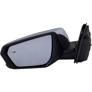 Power Mirror for 2018-2023 Terrain/Equinox, Left Driver, Manual Folding, Heated, Chrome, with Blind Spot Detection and Signal Light, Suitable for Terrain Denali Model, Replacement