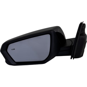 Power Heated Left Driver Side Mirror for 2018-2023 Terrain/Equinox, Manual Folding, Paintable, with Blind Spot Detection and Signal Light, Exc. Denali Model, Replacement