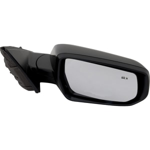 Power Mirror for Chevrolet Malibu 2016-2022, Right Passenger, Manual Folding, Non-Heated, Paintable, with Blind Spot Detection, without Auto Dimming, Memory, and Signal Light, with Lane Change Assist, LS/RS Models, Replacement