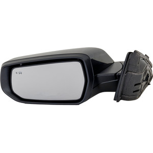 Power Mirror for Chevrolet Malibu Premier Model 2016-2018, Left Driver, Manual Folding, Heated, Paintable, with In-housing Signal Light, Memory, Blind Spot Detection in Glass, Lane Change Assist, without Puddle Light, Auto-Dimming, Replacement