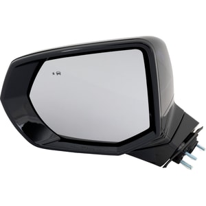 Power Mirror for Chevrolet Tahoe 2021-2023, Left Driver, Non-Towing, Manual Folding, Heated, Paintable, with Blind Spot Detection, without Auto Dimming, Memory, Puddle and Signal Light, Replacement