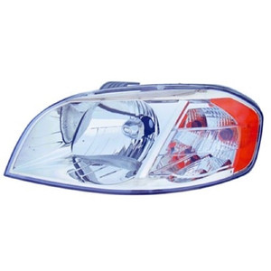 Headlight for Chevrolet Aveo Sedan 2007-2011, Left Driver Side, Lens and Housing, Halogen, CAPA-Certified, Replacement