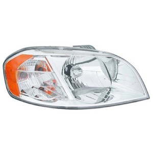Headlight for Chevrolet Aveo Sedan 2007-2011, Right Passenger Side, Lens and Housing, Halogen, CAPA-Certified, Replacement