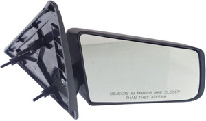 Manual Adjust Mirror for Chevrolet S10 Pickup (1994-2004) / Blazer (1995-2005), Right Passenger Side, Manual Folding, Non-Heated, Textured, Standard Type, Replacement