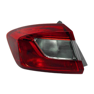 2016 - 2018 Chevrolet (Chevy) Cruze Tail Light Rear Lamp - Left Driver