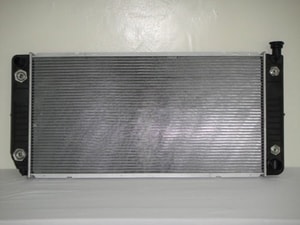 Radiator Assembly for 1994-1999 Chevrolet C2500 (5.7L V8 GAS), with Engine Oil Cooler, with Air Conditioning, Factory Replacement Design, Replacement,  89019344