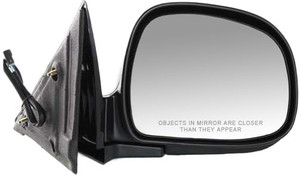Power Mirror for Chevrolet S10 Pickup (1994-1997) / Blazer (1995-1997), Right Passenger Side, Manual Folding, Non-Heated, Paintable, Replacement