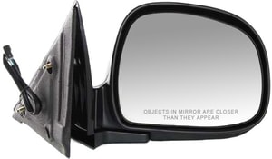 Power Mirror for Chevrolet S10 Pickup (1994-1997) / Blazer (1995-1997), Right Passenger Side, Manual Folding, Non-Heated, Paintable, Replacement