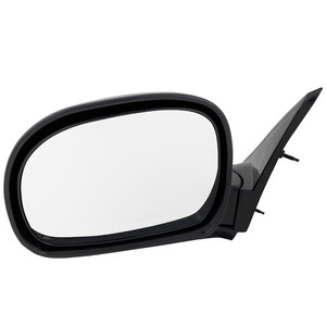Manual Adjust Mirror for Chevrolet S10 Pickup 1994-1997/Blazer 1995-1998, Left Driver, Manual Folding, Non-Heated, Paintable, Below Eyeline Type, Replacement