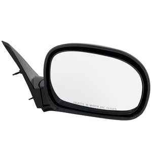 Manual Adjust and Manual Folding Mirror for Chevrolet S10 Pickup (1994-1997) and Blazer (1995-1998), Right Passenger, Non-Heated, Paintable, Below Eyeline Type, Replacement