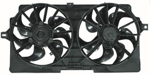 Radiator Cooling Fan Assembly for 1999 Buick Century, 3.1L V6 Engine, Dual Fan Assembly,  GM3115117, Replacement