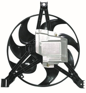 Radiator Cooling Fan Assembly for 1997 - 1998 Chevrolet Venture, Left Driver Side Replacement, Includes Motor/Blade/Shroud, Coded UA,  GM3115120