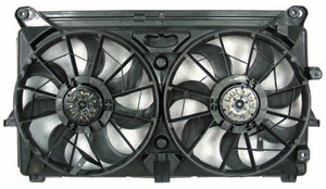 Radiator Cooling Fan Assembly for 2007 - 2014 Chevrolet Silverado 1500, Dual Fan Assembly, without Extra Duty Cooling, Motor/Blade/Shroud Included,  15780788-PFM, Replacement