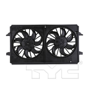 Radiator Cooling Fan Assembly for 2006 - 2012 Pontiac G6, Motor/Blade/Shroud Assembly,  20757667-PFM, Replacement