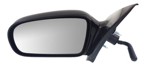 Manual Remote Mirror for Chevrolet Cavalier/Pontiac Sunfire 1995-2005, Left Driver, Non-Folding, Non-Heated, Paintable, without Auto Dimming, Blind Spot Detection, Memory, Signal Light, Sedan, Replacement