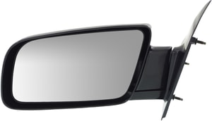 Manual Adjust, Manual Folding, Non-Heated, Paintable Mirror for Chevrolet Astro 1988-2005, Below Eyeline, Left Driver Side, Replacement