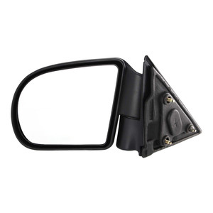 Manual Adjust Mirror for Chevrolet S10 Pickup 1999-2004 / Blazer 1999-2005, Left Driver, Manual Folding, Non-Heated, Textured, Below Eyeline Type, Replacement