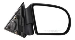 Manual Adjust Mirror for Chevrolet S10 Pickup (1999-2004)/Blazer (1999-2005), Right Passenger Side, Manual Folding, Non-Heated, Textured, Below Eyeline Type, Replacement