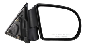 Manual Adjust Mirror for Chevrolet S10 Pickup (1999-2004)/Blazer (1999-2005), Right Passenger Side, Manual Folding, Non-Heated, Textured, Below Eyeline Type, Replacement