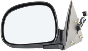 Power Mirror for Chevrolet Blazer 1998, GMC Jimmy 1999-2000, Left Driver, Manual Folding, Non-Heated, Paintable, without Auto Dimming, Blind Spot Detection, Memory, and Signal Light, Replacement