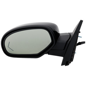 Left Driver Mirror for Silverado/Sierra 2500 HD/3500 HD 2007-2014, Non-Towing, Power Folding, Heated, Paintable, with Auto Dimming, Memory, Signal Light, without Blind Spot Detection, Denali/LTZ/SLT Models, Excludes 2007 Classic, Replacement