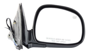 Power Mirror for Chevrolet S10 Pickup/Blazer, 1998-1998, Right Passenger, Manual Folding, Heated, Paintable, Replacement