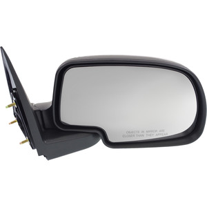 Manual Adjust, Manual Folding, Non-Heated, Chrome Mirror for Chevrolet Silverado/GMC Sierra 1999-2006, Right Passenger, Includes 2007 Classic, Replacement