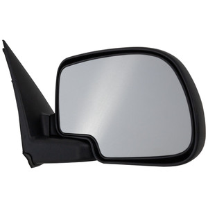 Manual Adjust Right Passenger Mirror for Chevrolet Silverado/GMC Sierra 1999-2006, Non-Towing, Manual Folding, Non-Heated, Textured, Includes 2007 Classic, Replacement