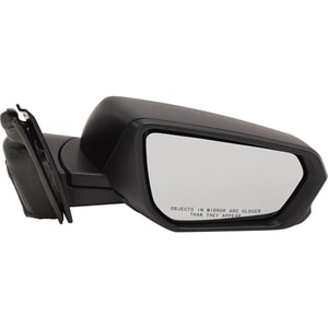 Right Passenger Side Mirror for 2018-2023 Terrain/Equinox, Power, Manual Folding, Heated, Textured, Without Blind Spot Detection and Signal Light, Excludes Denali Model, Replacement